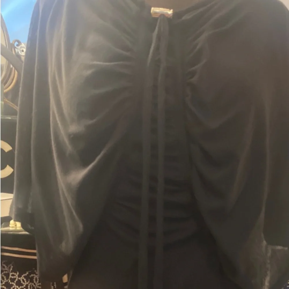 2009 CHANEL Runway Black Batwing Dress - Picture 6 of 13